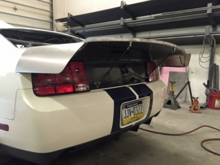 Mustang Drag Wing, Mustang Wing, Maryland Race Car Fabrication, Maryland Header Fabrication, Header Fabrication, Custom Headers, Pennsylvania Race Car Fabrication, Virginia Race Car Fabrication, New York Race Car Fabrication, Delaware Race Car Fabrication, Race Car Parts, Custom Race Car Parts, HFR Fabrication, HFR Fab
